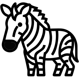 zebra line icon