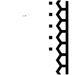 之字形 线条 图标