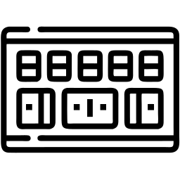 Tastatur linie Icon