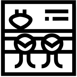 registro médico linha ícone