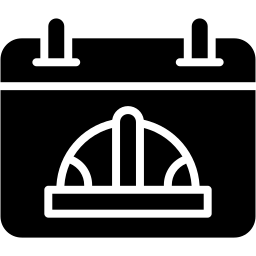 日历 填充 图标