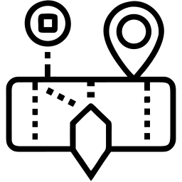 Route linie Icon