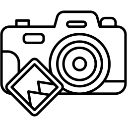 camera line icon