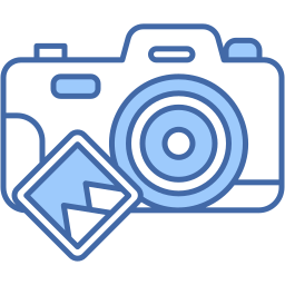 camera two color icon