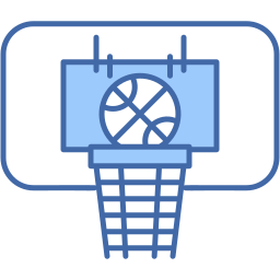 basketball two color icon