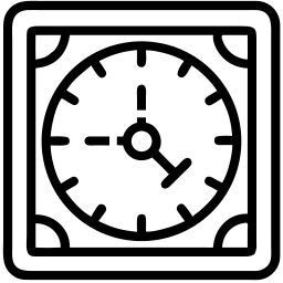 clock line icon
