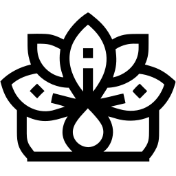 flower line icon