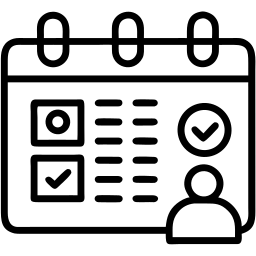 schedule line icon