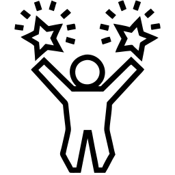 celebration line icon