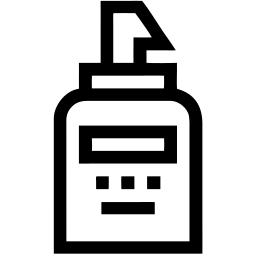 serum bottle line icon