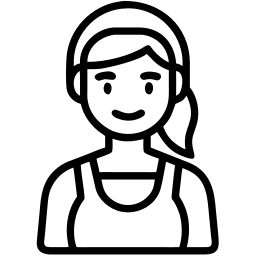 woman line icon