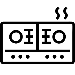 cooktop line icon