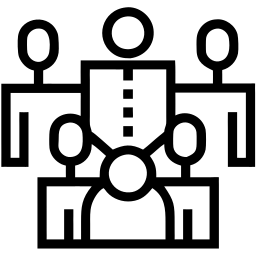 Hierarchie linie Icon