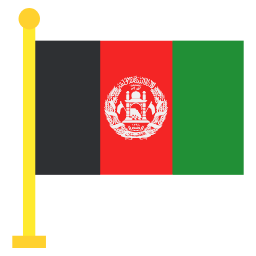 Afghanistan flat icon