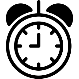 alarm clock duotone icon