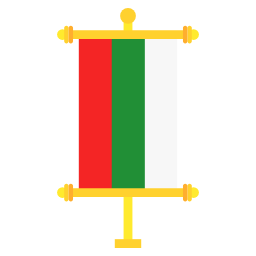 Bulgaria flat icon