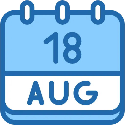 calendario due colori icona