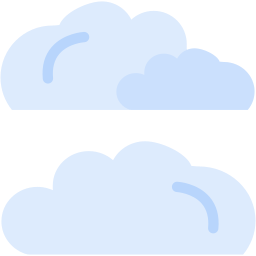 Wolke flach Icon