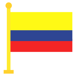 Colombia flat icon