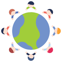 community flat icon