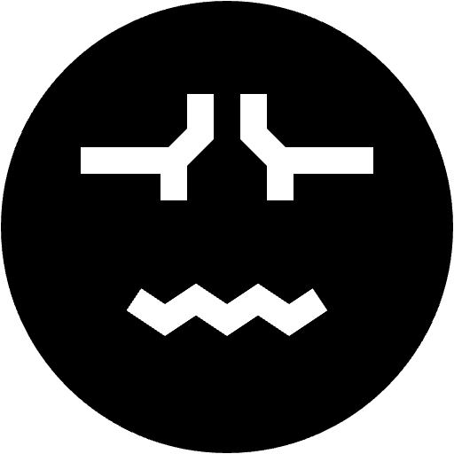verwirrter Emoji filled Icon