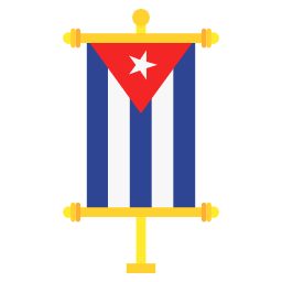 Cuba flat icon