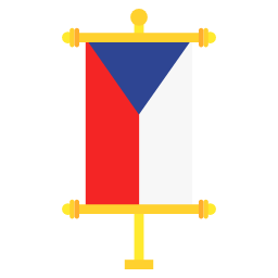 Czechia flat icon