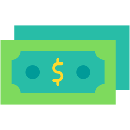 dollar flat icon
