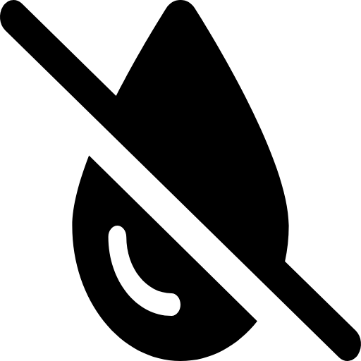 no water filled icon