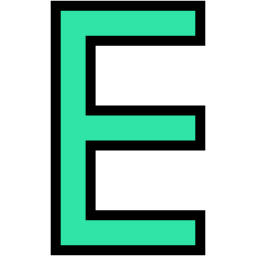 E lineal-color icon