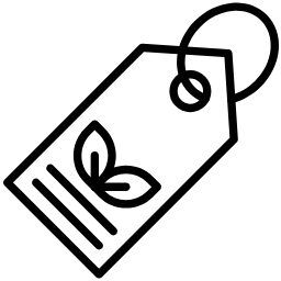 eco tag line icon