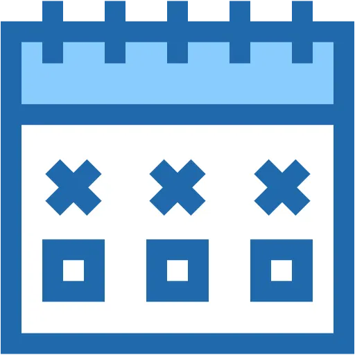 calendar two color icon