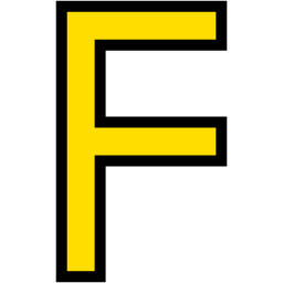 F lineal-color icon