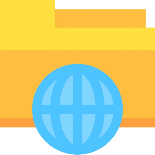 global data flat icon