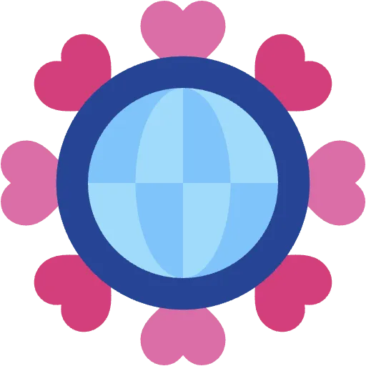 amor global plano icono