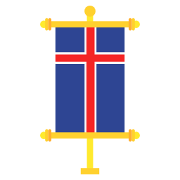 iceland flat icon