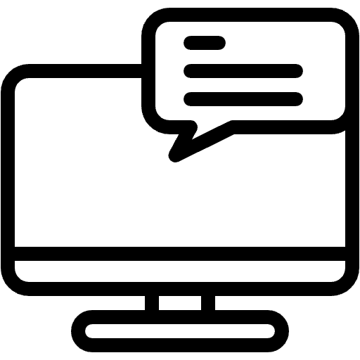 computer line icon