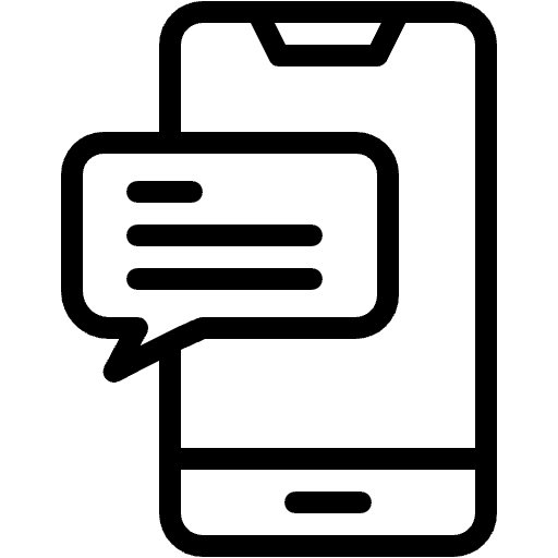 smartphone line icon