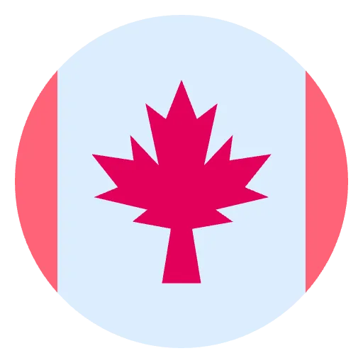 bandeira do canadá plano ícone