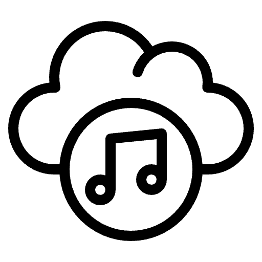 موسيقى السحابة line أيقونة