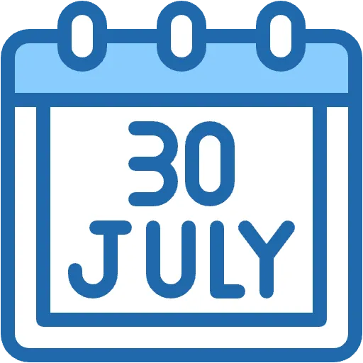 july two-color icon