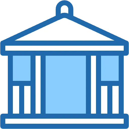 gazebo due colori icona