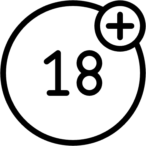18 years old line icon