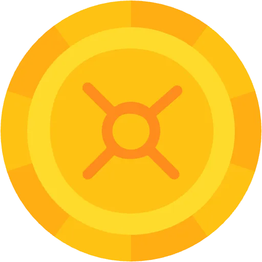 casino chip flat icon