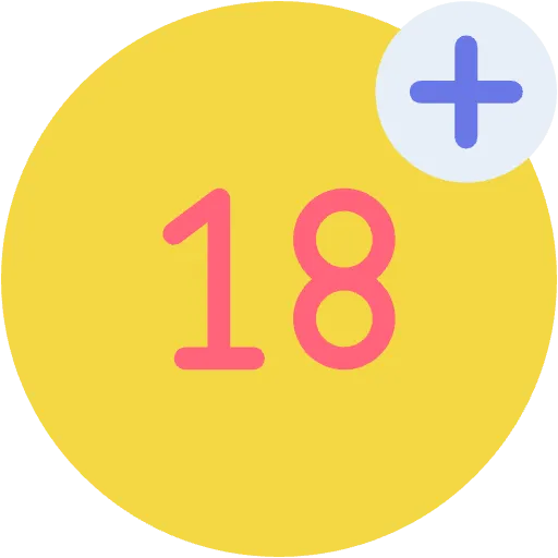 18 years old flat icon