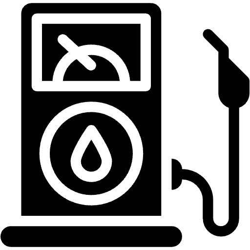 gas pump filled icon