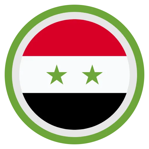 Siria piatto icona