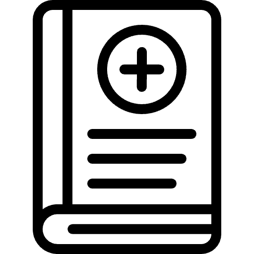 medical guide line icon