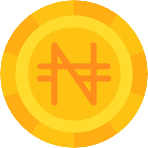 nigerian naira 플랫 아이콘