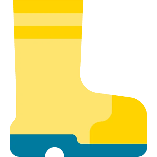 work boots flat icon